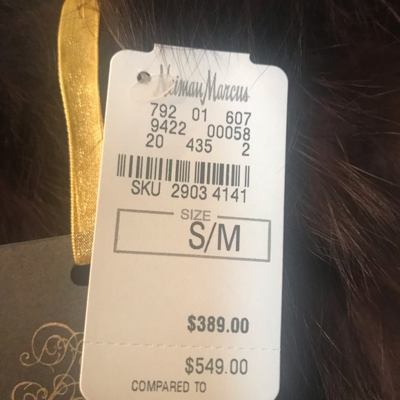 Metric Knits Rabbit Fur Shawl-Poncho - Picture 5 of 5